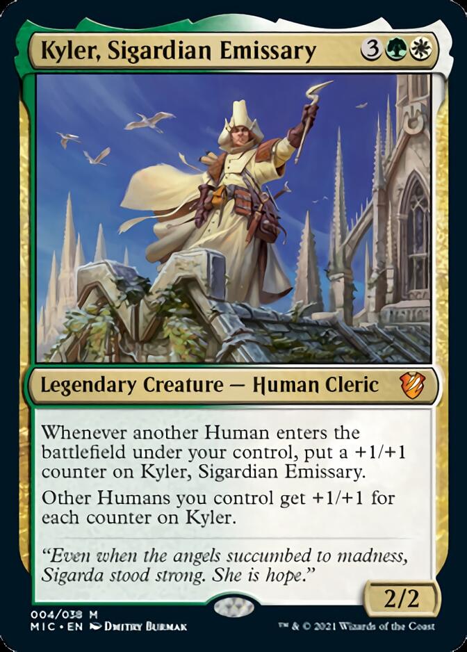 Kyler, Sigardian Emissary [Innistrad: Midnight Hunt Commander] Magic: The Gathering