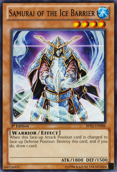Samurai of the Ice Barrier [BP02-EN088] Mosaic Rare Yu-Gi-Oh!