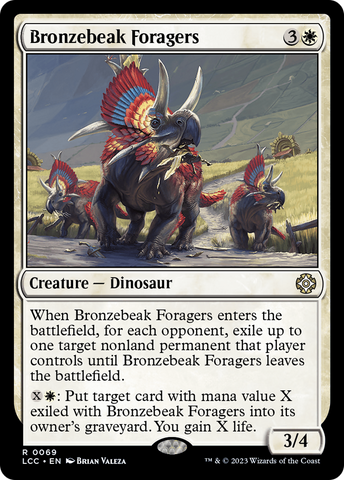 Bronzebeak Foragers [The Lost Caverns of Ixalan Commander] Magic: The Gathering