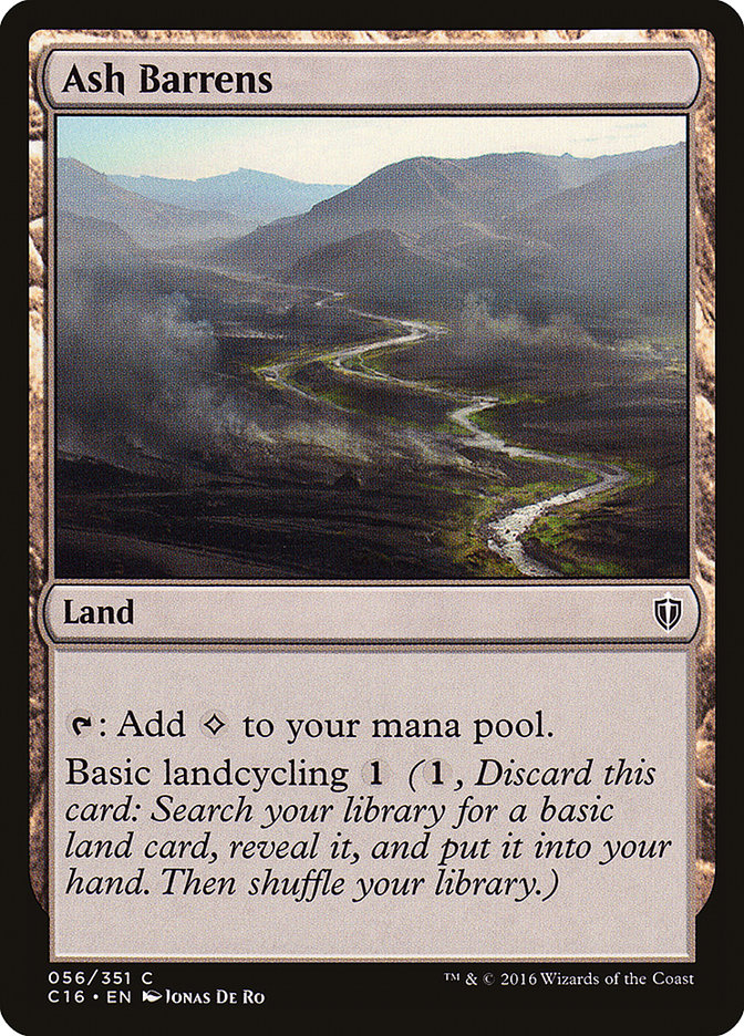 Ash Barrens [Commander 2016] Magic: The Gathering