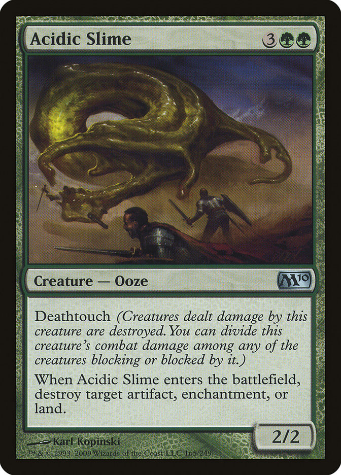 Acidic Slime [Magic 2010] Magic: The Gathering