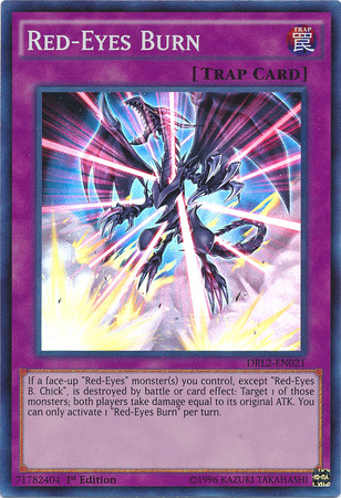 Red-Eyes Burn [DRL2-EN021] Super Rare Yu-Gi-Oh!