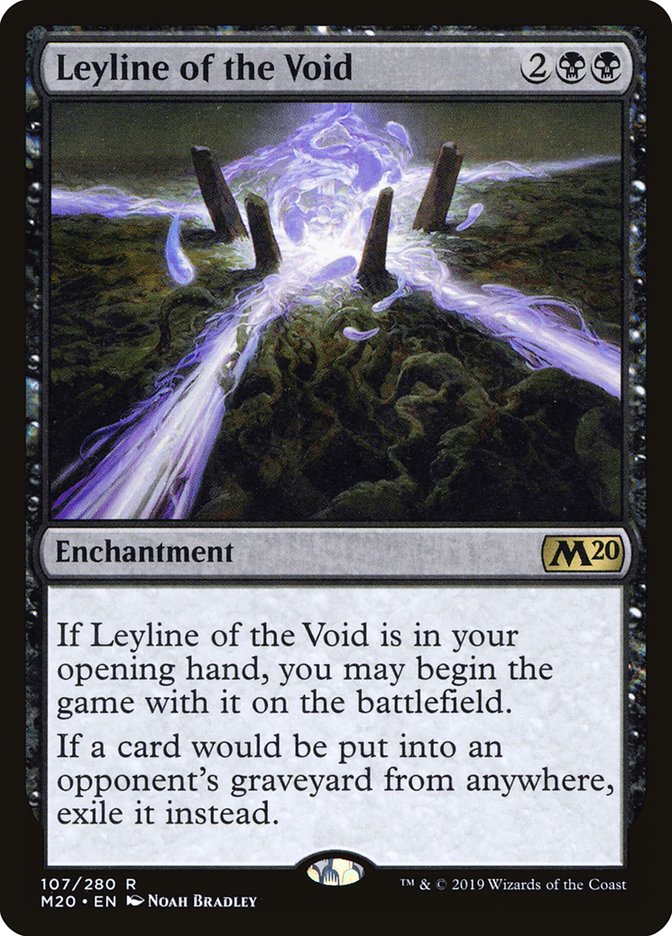 Leyline of the Void [Core Set 2020] Magic: The Gathering