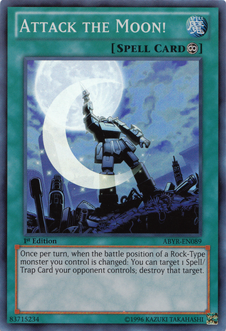 Attack the Moon! [ABYR-EN089] Super Rare Yu-Gi-Oh!