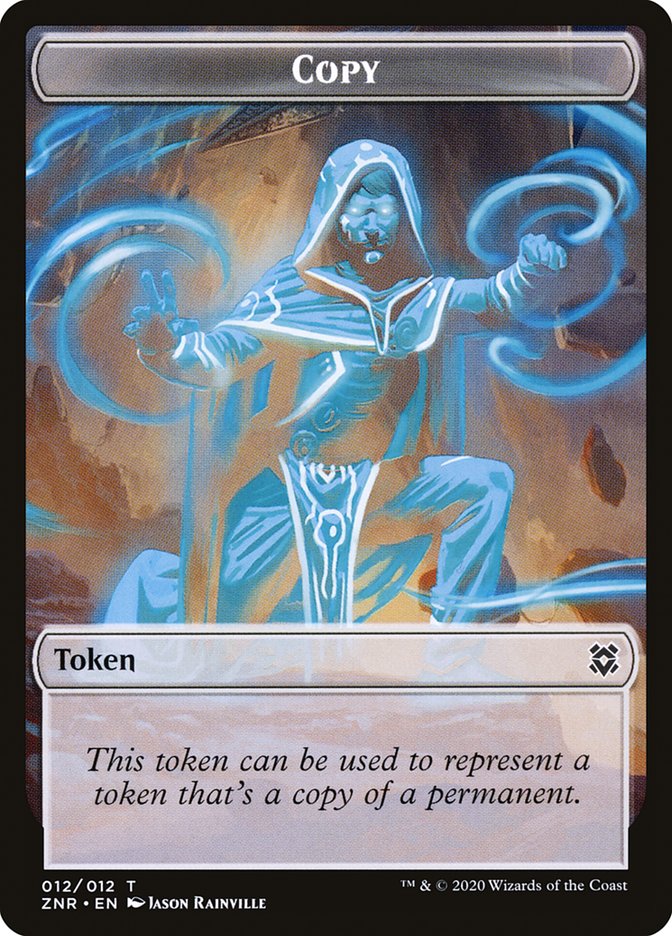 Angel Warrior // Copy Double-Sided Token [Zendikar Rising Tokens] Magic: The Gathering
