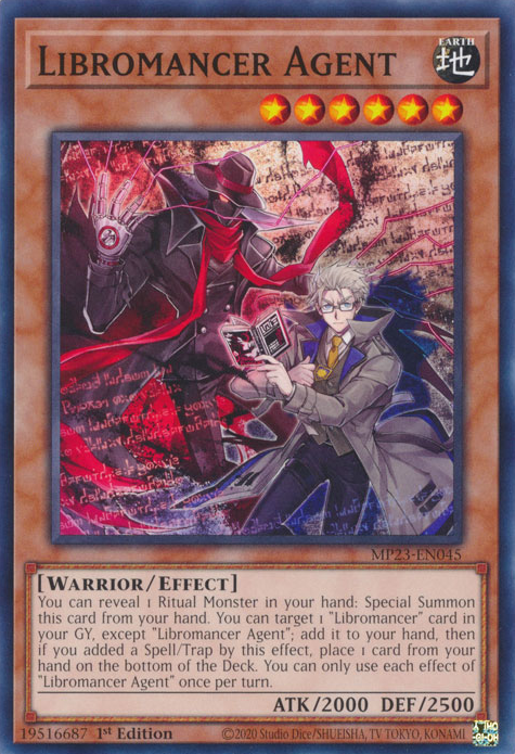 Libromancer Agent [MP23-EN045] Common Yu-Gi-Oh!