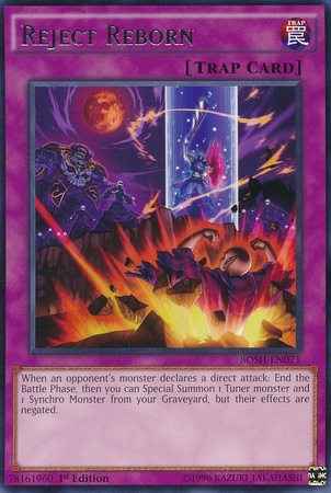 Reject Reborn [BOSH-EN071] Rare Yu-Gi-Oh!