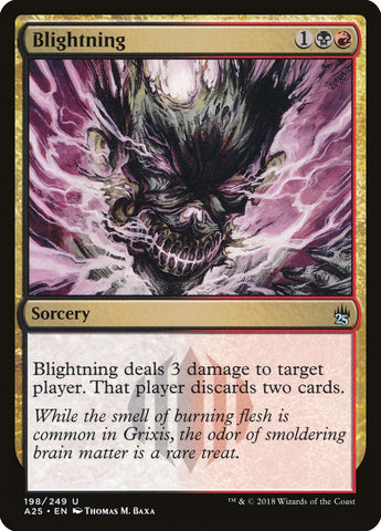 Blightning [Masters 25] Magic: The Gathering