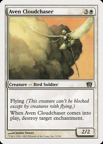 Aven Cloudchaser [Eighth Edition] Magic: The Gathering