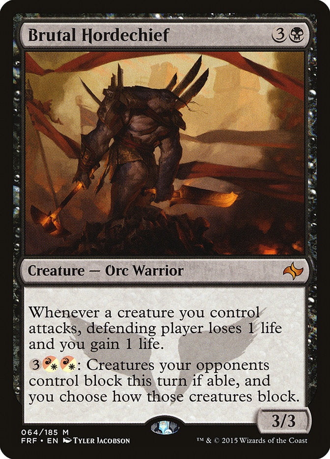 Brutal Hordechief [Fate Reforged] Magic: The Gathering