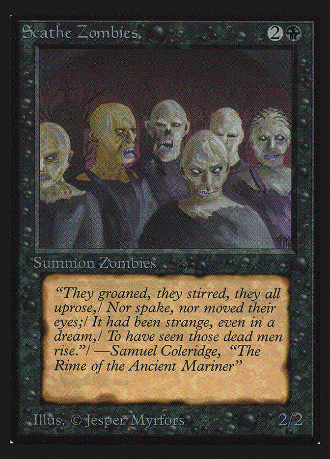 Scathe Zombies [International Collectors' Edition] Magic: The Gathering