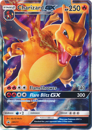 Charizard GX (SM211) (Jumbo Card) [Sun & Moon: Black Star Promos] Pokémon