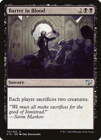 Barter in Blood [Commander 2015] Magic: The Gathering