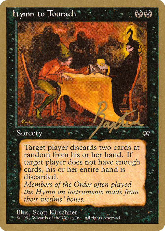 Hymn to Tourach (Table) (George Baxter) [Pro Tour Collector Set] Magic: The Gathering