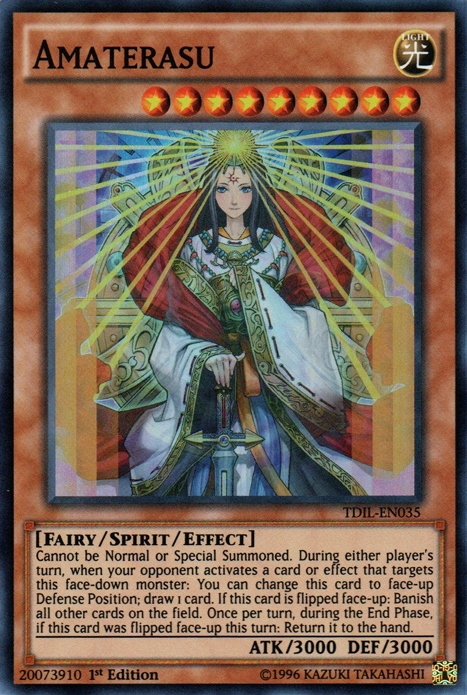 Amaterasu [TDIL-EN035] Super Rare Yu-Gi-Oh!