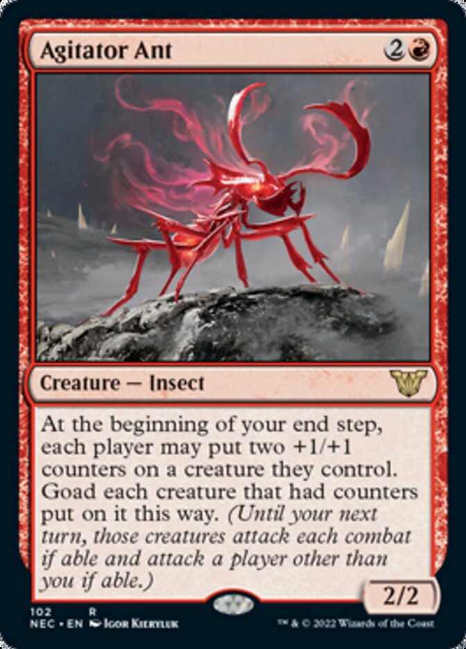 Agitator Ant [Kamigawa: Neon Dynasty Commander] Magic: The Gathering