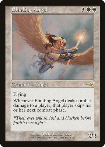 Blinding Angel [Nemesis] Magic: The Gathering