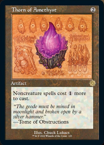Thorn of Amethyst (Retro Schematic) [The Brothers' War Retro Artifacts] Magic: The Gathering