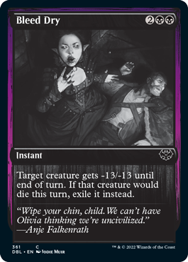 Bleed Dry [Innistrad: Double Feature] Magic: The Gathering