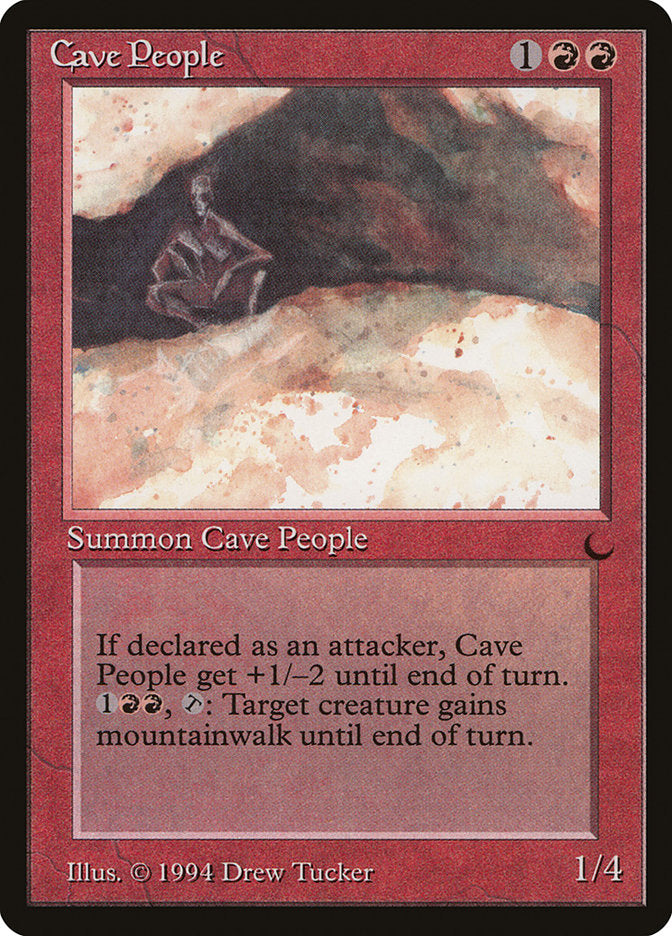 Cave People [The Dark] Magic: The Gathering