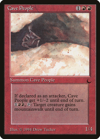 Cave People [The Dark] Magic: The Gathering