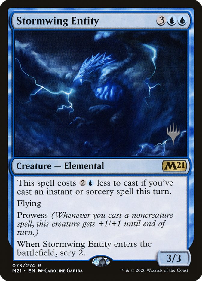 Stormwing Entity (Promo Pack) [Core Set 2021 Promos] Magic: The Gathering