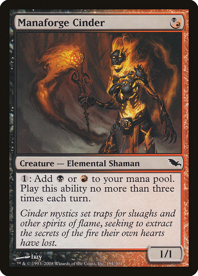 Manaforge Cinder [Shadowmoor] Magic: The Gathering