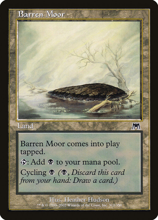 Barren Moor [Onslaught] Magic: The Gathering