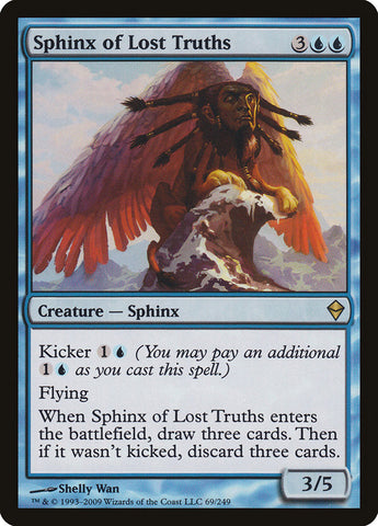 Sphinx of Lost Truths [Zendikar] Magic: The Gathering