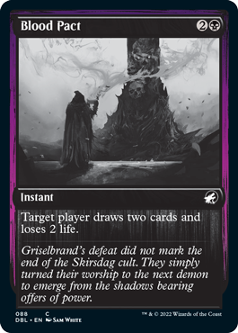 Blood Pact [Innistrad: Double Feature] Magic: The Gathering