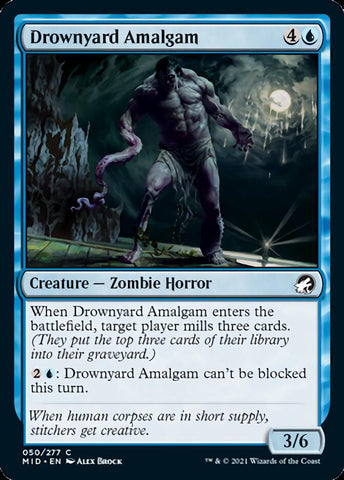 Drownyard Amalgam [Innistrad: Midnight Hunt] Magic: The Gathering