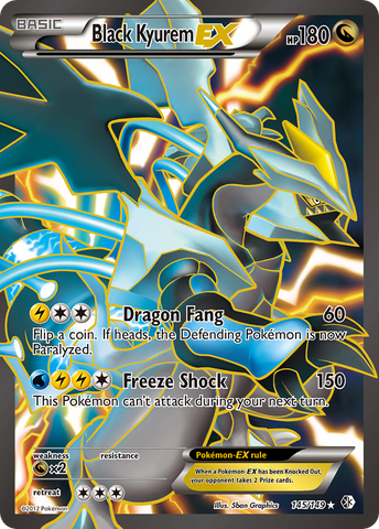 Black Kyurem EX (145/149) [Black & White: Boundaries Crossed] Pokémon