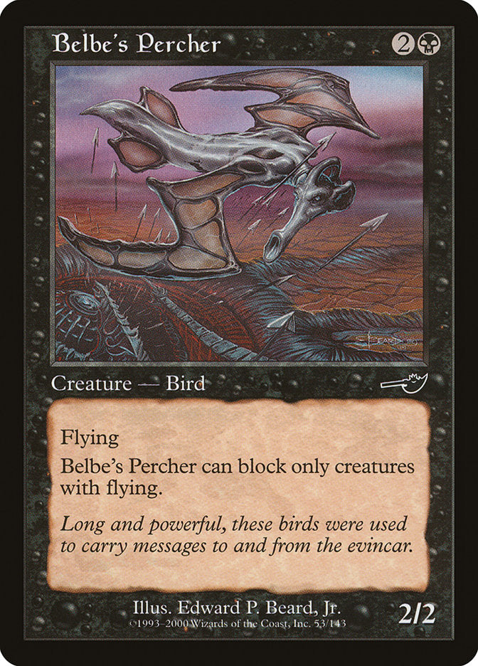 Belbe's Percher [Nemesis] Magic: The Gathering