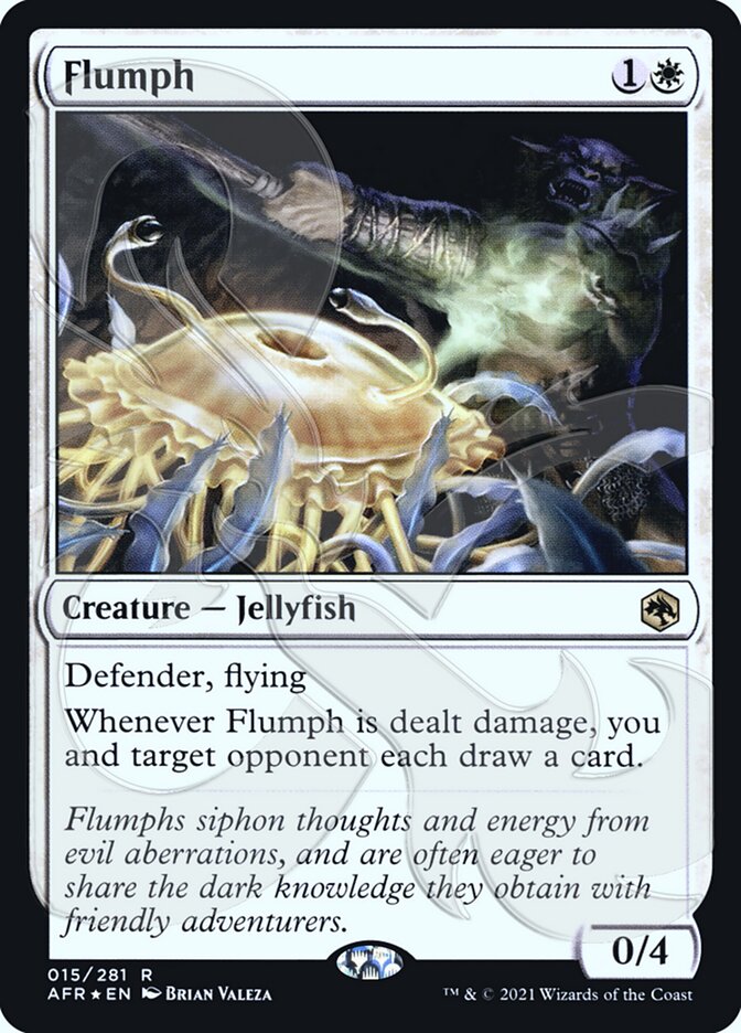 Flumph (Ampersand Promo) [Dungeons & Dragons: Adventures in the Forgotten Realms Promos] Magic: The Gathering