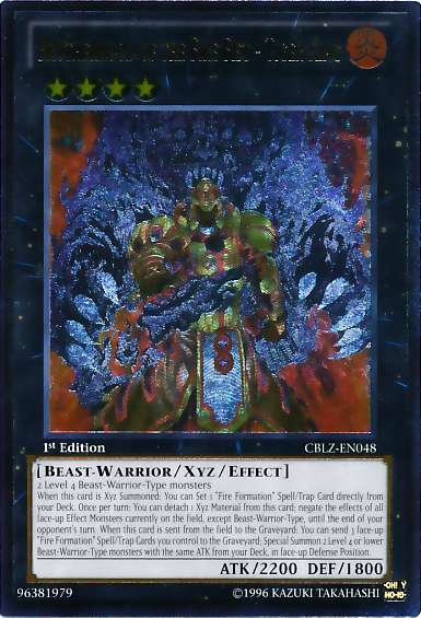 Brotherhood of the Fire Fist - Tiger King [CBLZ-EN048] Ultimate Rare Yu-Gi-Oh!