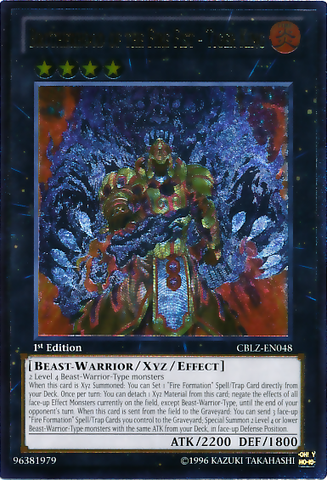 Brotherhood of the Fire Fist - Tiger King [CBLZ-EN048] Ultimate Rare Yu-Gi-Oh!