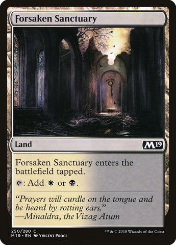 Forsaken Sanctuary [Core Set 2019] Magic: The Gathering
