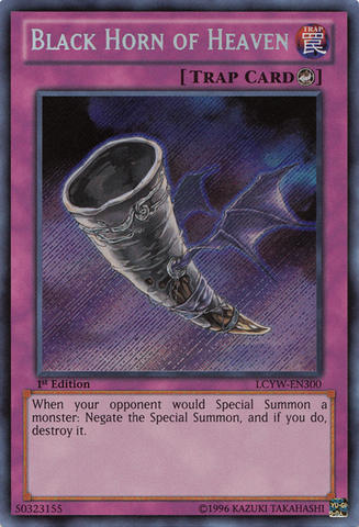 Black Horn of Heaven [LCYW-EN300] Secret Rare Yu-Gi-Oh!