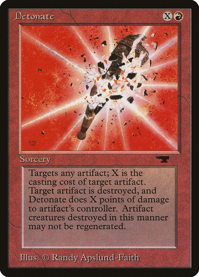 Detonate [Antiquities] Magic: The Gathering