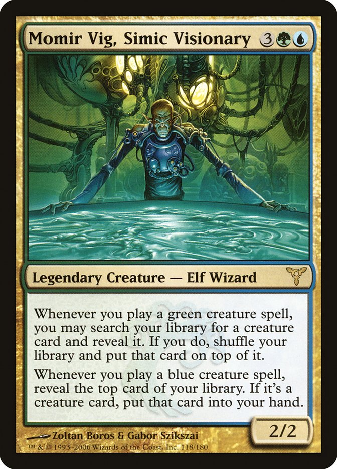 Momir Vig, Simic Visionary [Dissension] Magic: The Gathering