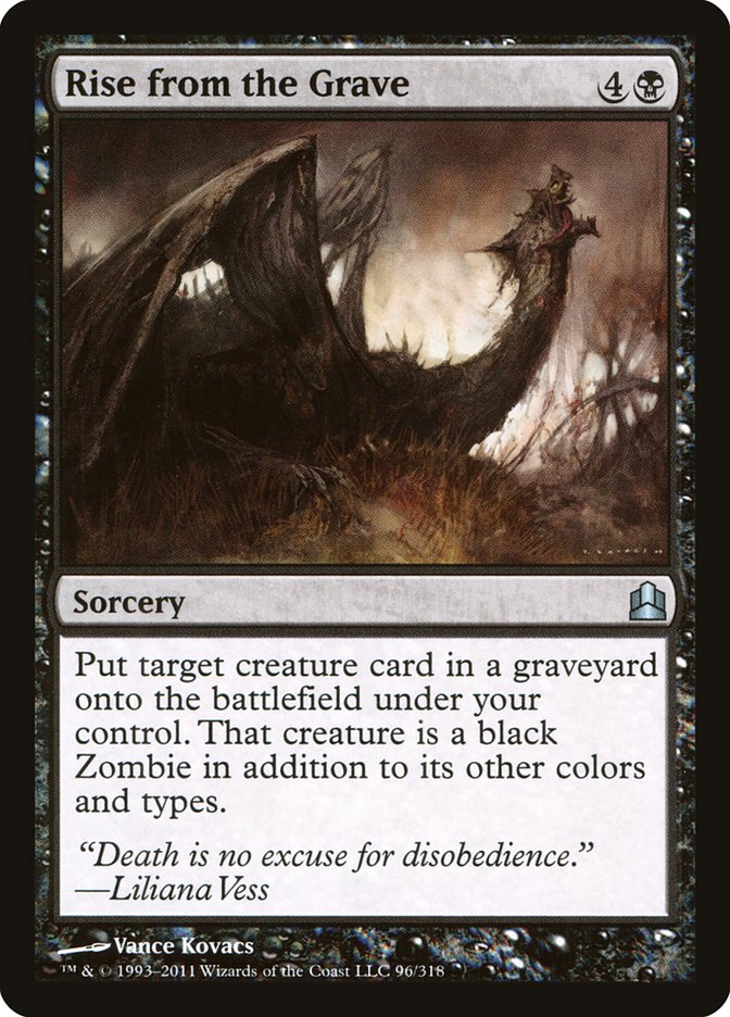 Rise from the Grave [Commander 2011] Magic: The Gathering