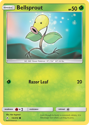 Bellsprout (13/214) [Sun & Moon: Unbroken Bonds] Pokémon