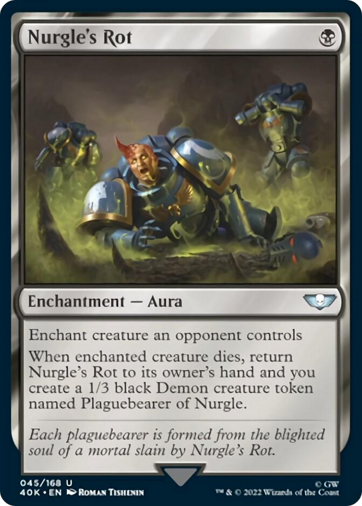 Nurgle's Rot [Warhammer 40,000] Magic: The Gathering
