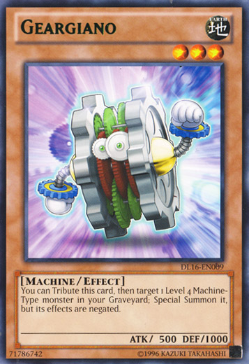 Geargiano (Green) [DL16-EN009] Rare Yu-Gi-Oh!