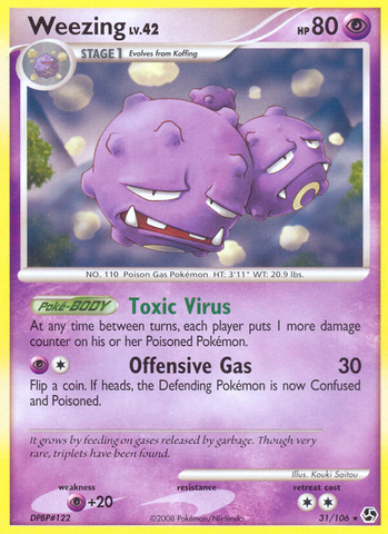 Weezing (31/106) [Diamond & Pearl: Great Encounters] Pokémon