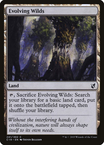 Evolving Wilds [Commander 2019] Magic: The Gathering