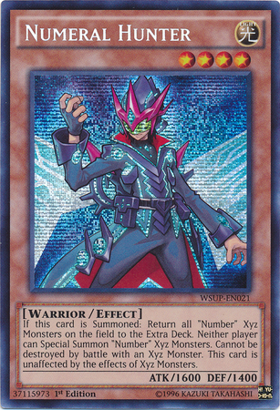 Numeral Hunter [WSUP-EN021] Secret Rare Yu-Gi-Oh!