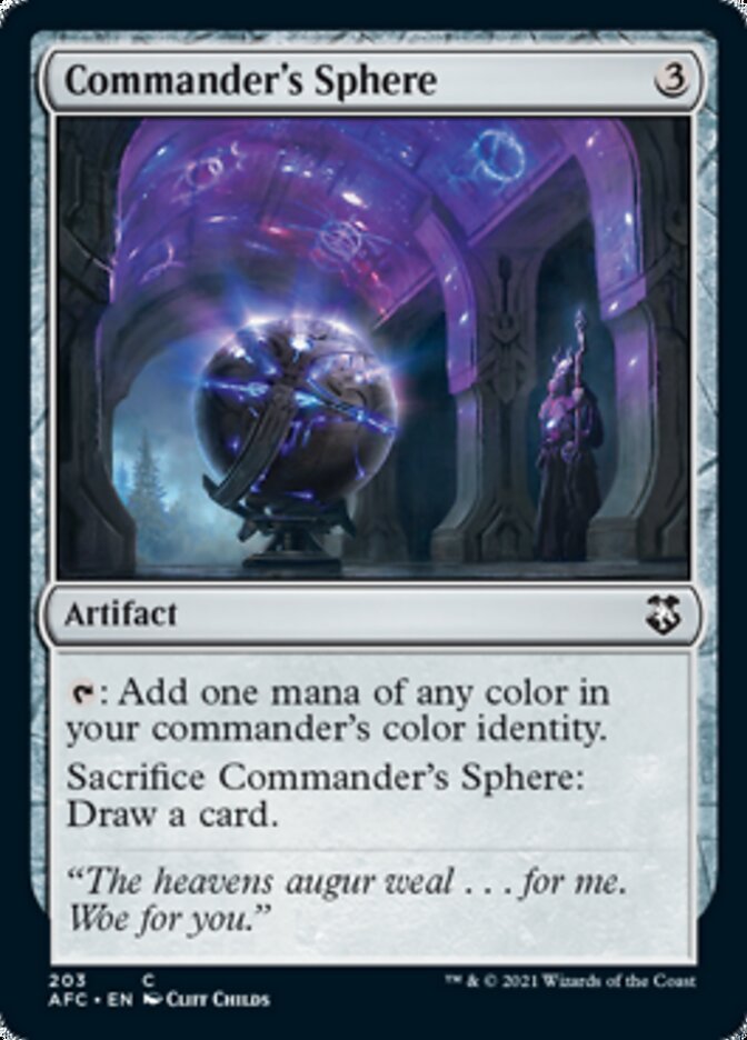 Commander's Sphere [Dungeons & Dragons: Adventures in the Forgotten Realms Commander] Magic: The Gathering
