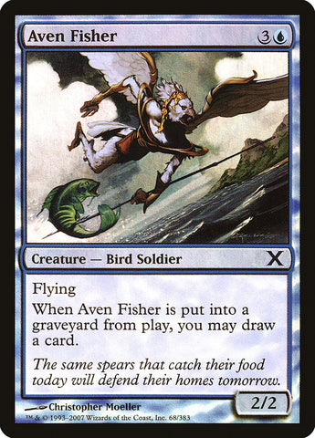 Aven Fisher (Premium Foil) [Tenth Edition] Magic: The Gathering
