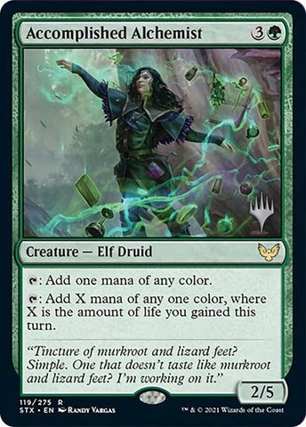 Accomplished Alchemist (Promo Pack) [Strixhaven: School of Mages Promos] Magic: The Gathering